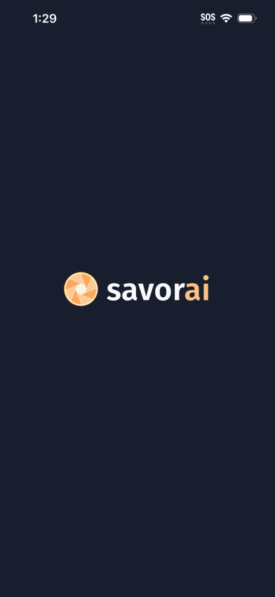 SavorAI app preview